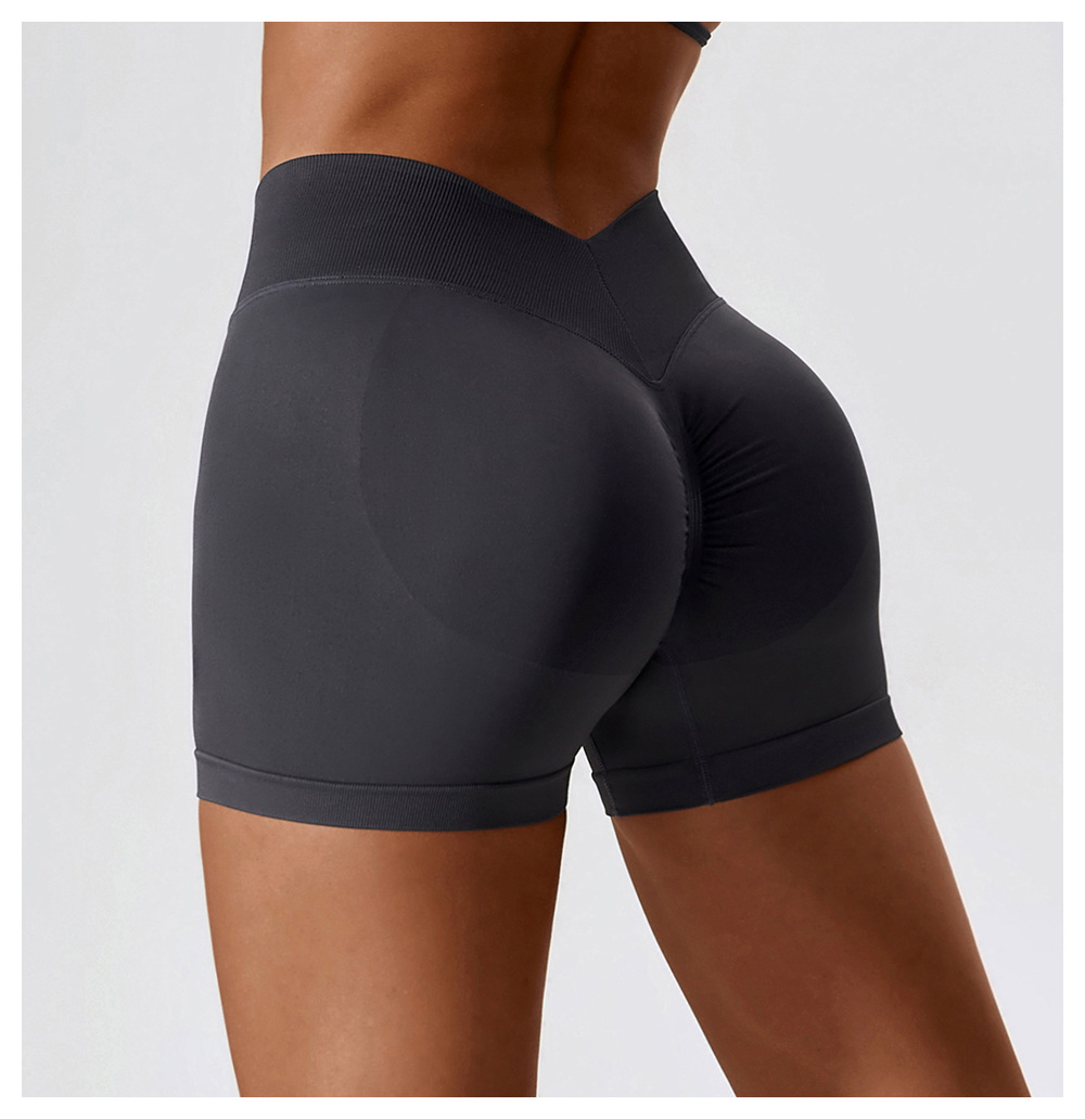 Ombreezy Seamless High-Waisted Yoga Shorts