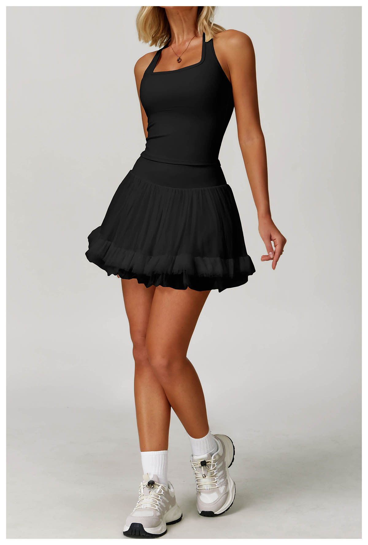 Ombreezy Brushed T-Back Sports Tank