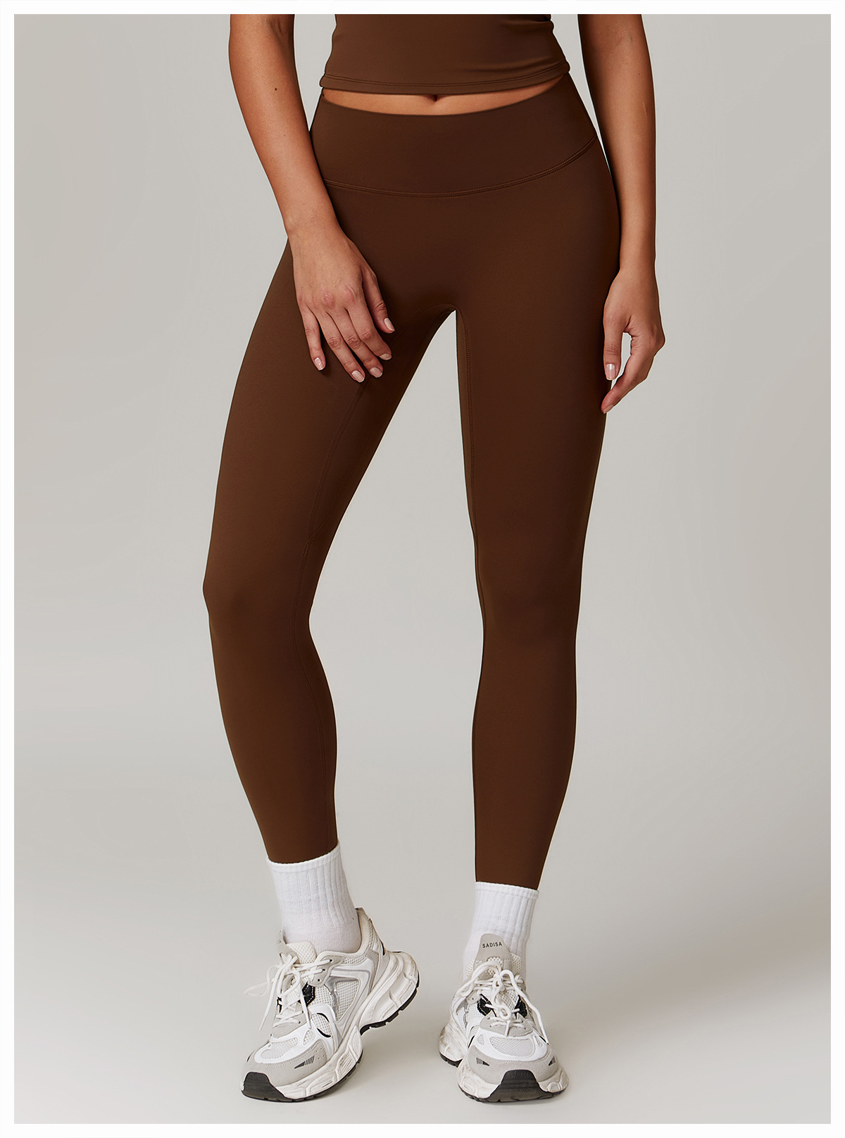 Ombreezy Tummy-Control Brushed Quick-Dry Yoga Leggings