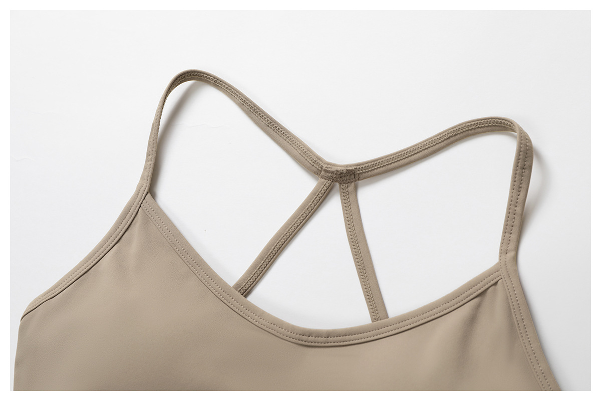 Ombreezy Strappy Back Sports Bra for Yoga & Fitness