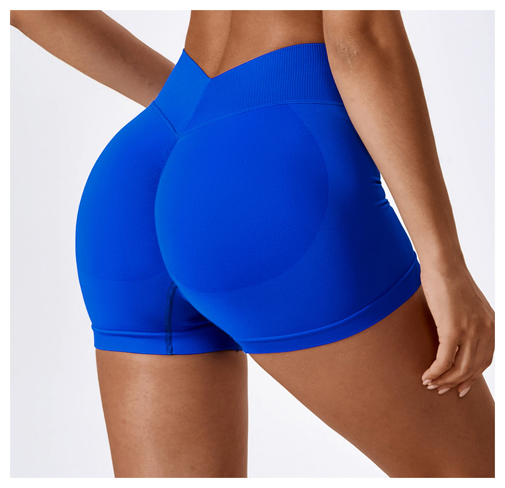 Ombreezy Seamless High-Waisted Yoga Shorts