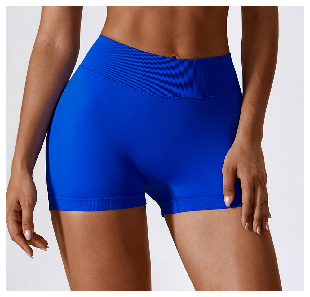 Ombreezy Seamless High-Waisted Yoga Shorts