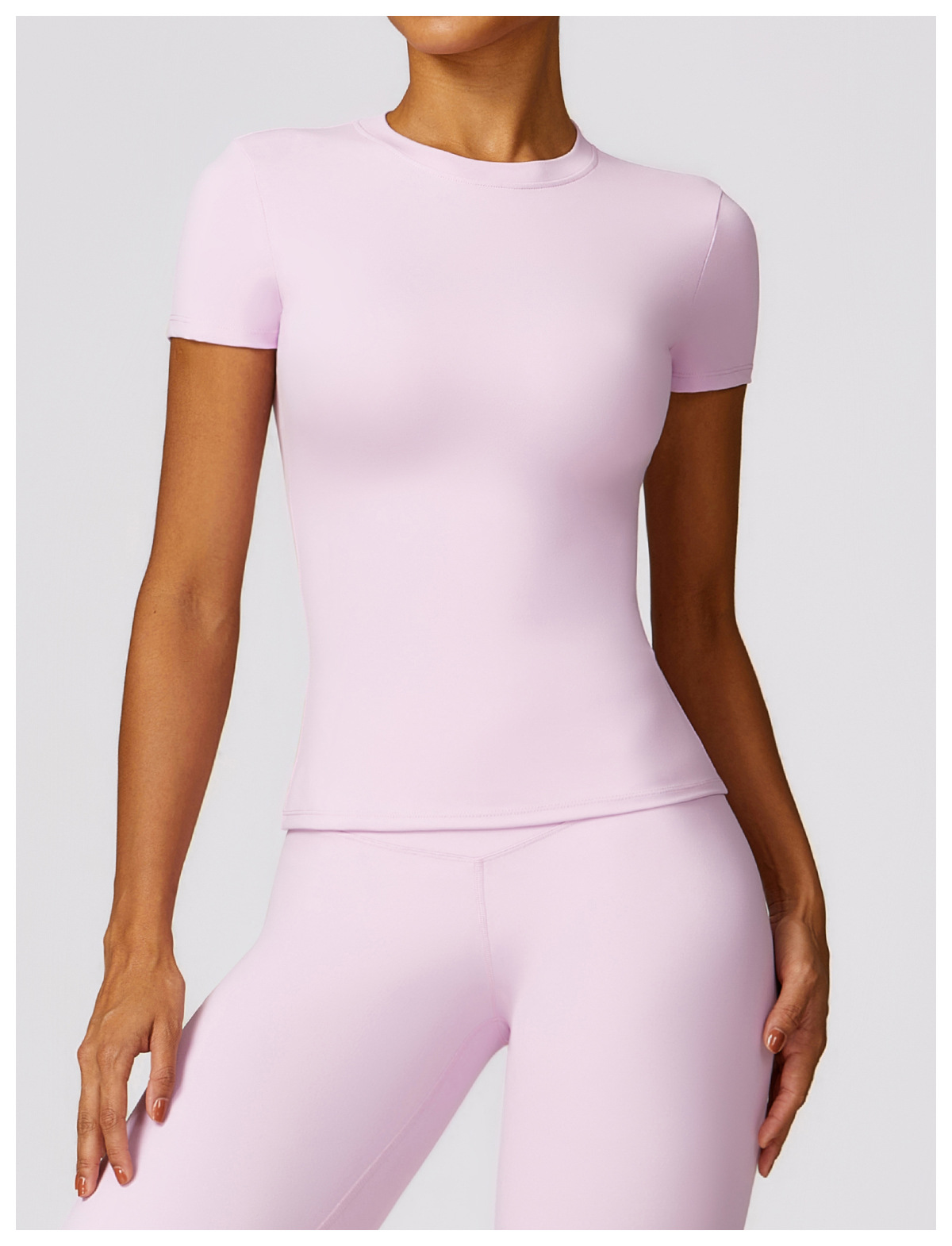 Ombreezy Quick-Dry Yoga Short-Sleeve Top