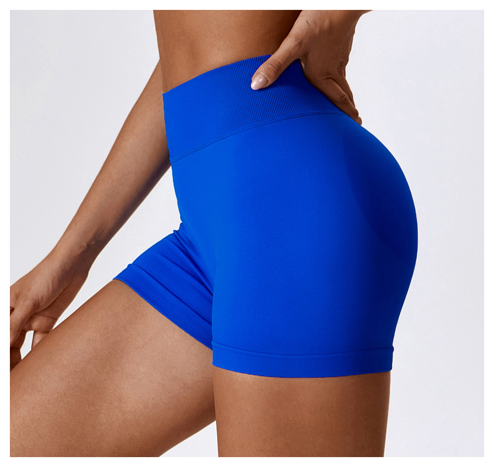 Ombreezy Seamless High-Waisted Yoga Shorts