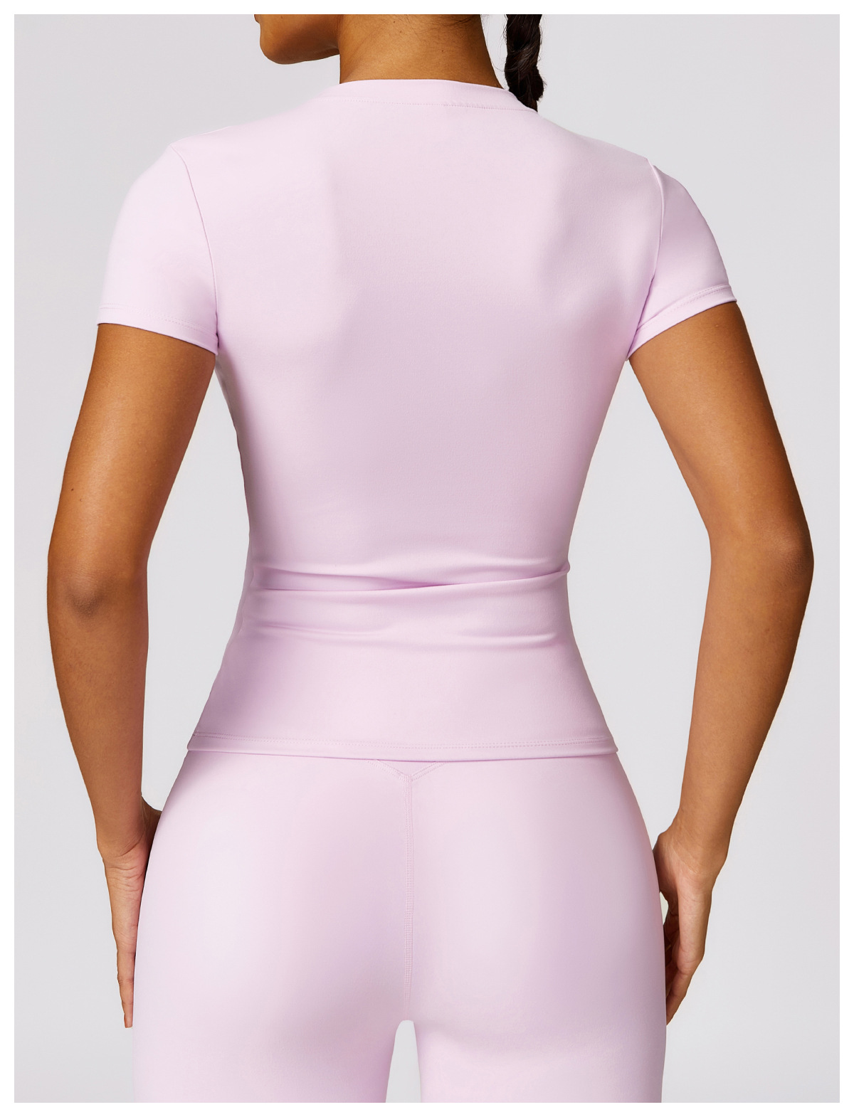 Ombreezy Quick-Dry Yoga Short-Sleeve Top