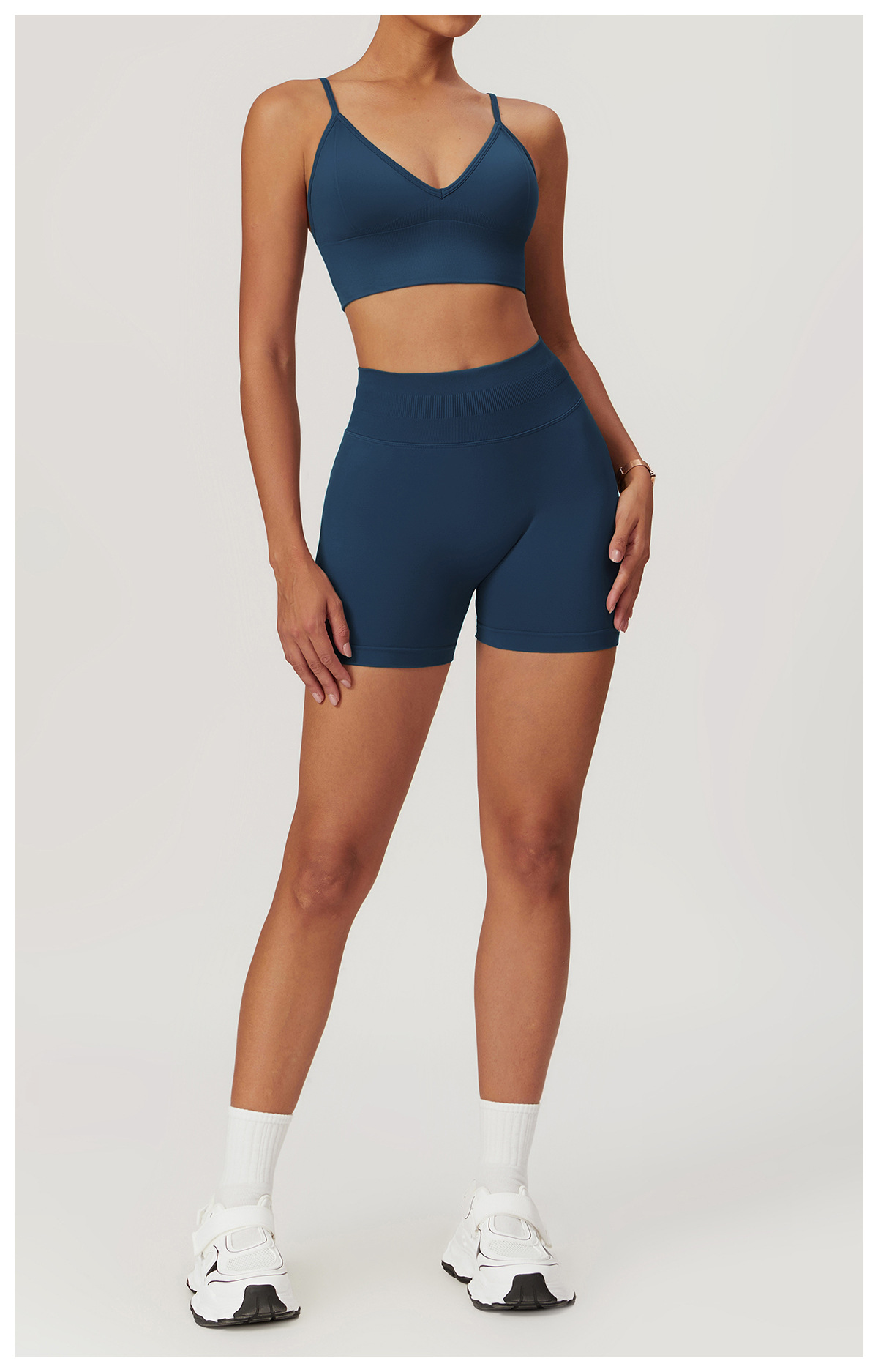 Ombreezy Seamless High-Waisted Yoga Shorts