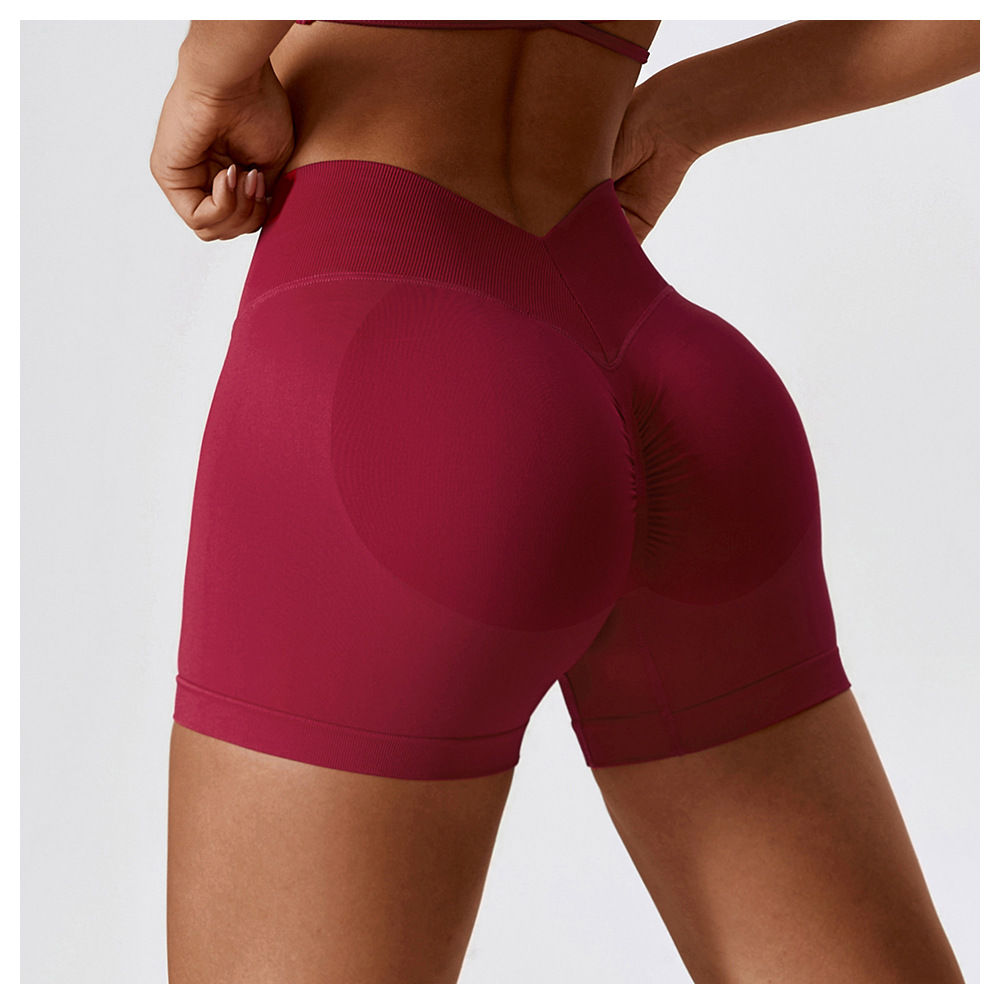 Ombreezy Seamless High-Waisted Yoga Shorts