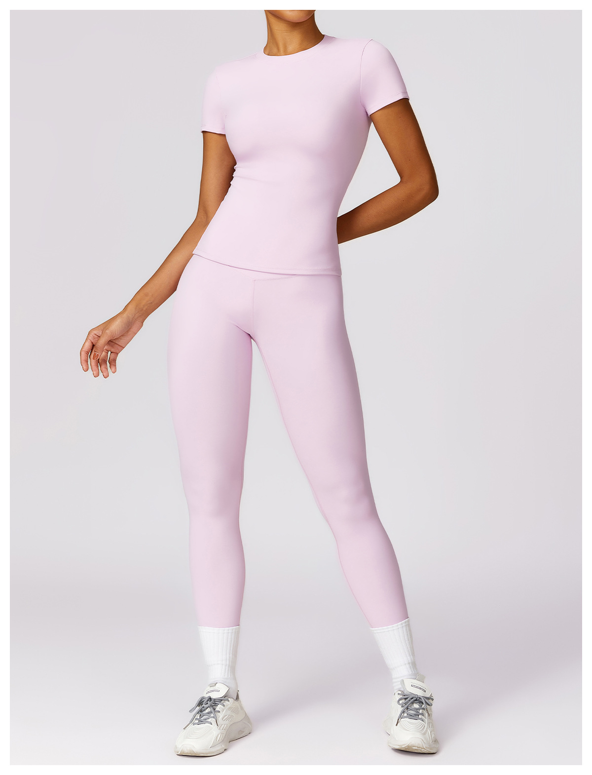 Ombreezy Quick-Dry Yoga Short-Sleeve Top