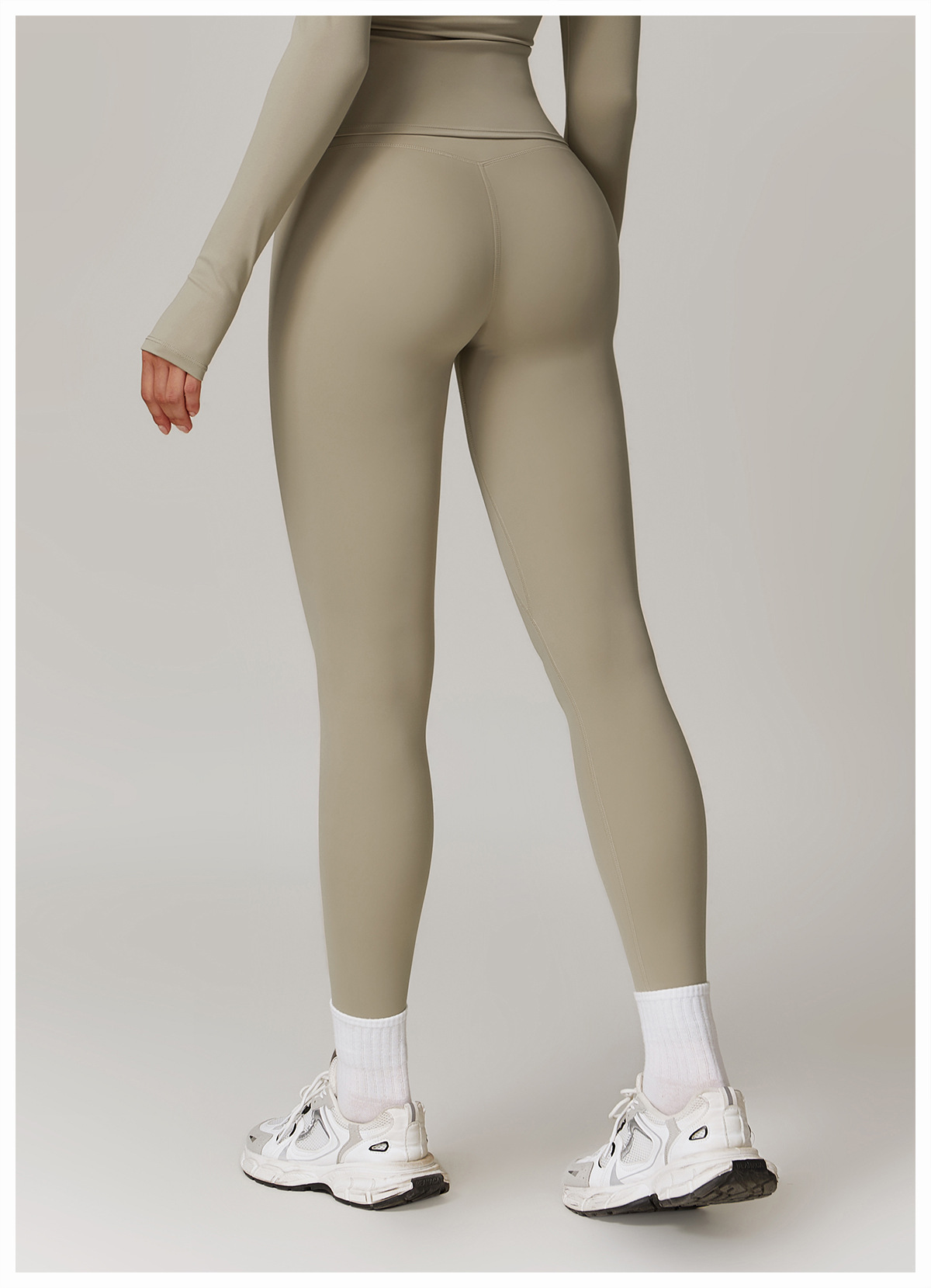 Ombreezy Tummy-Control Brushed Quick-Dry Yoga Leggings