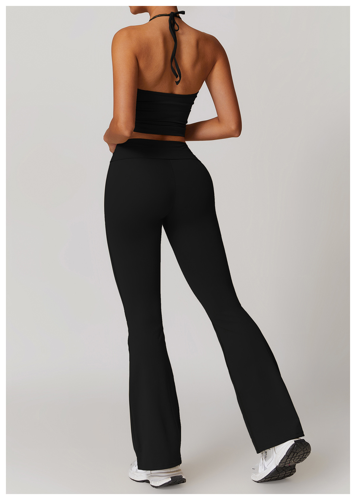 Ombreezy Racerback Yoga Vest with Built-In Bra