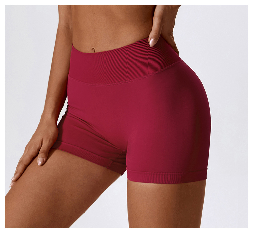 Ombreezy Seamless High-Waisted Yoga Shorts