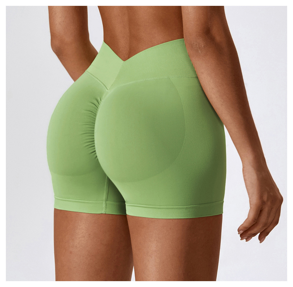 Ombreezy Seamless High-Waisted Yoga Shorts