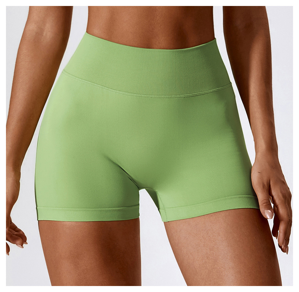 Ombreezy Seamless High-Waisted Yoga Shorts