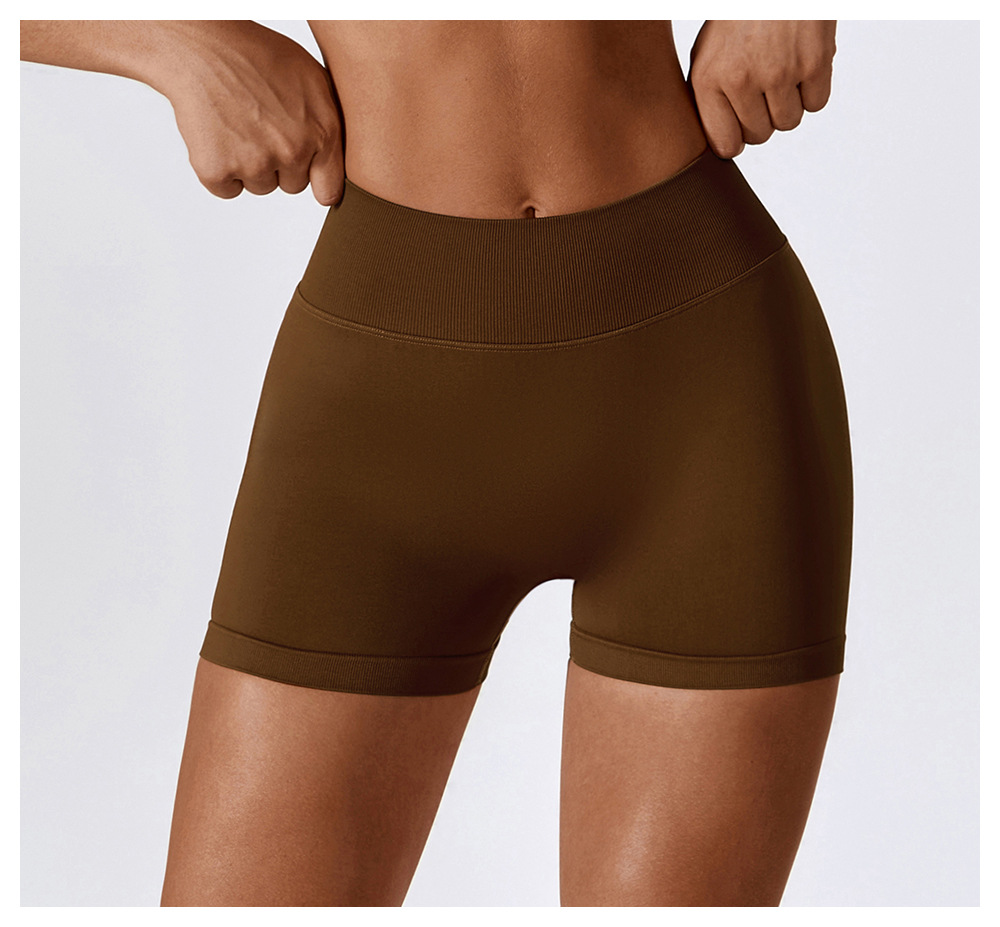 Ombreezy Seamless High-Waisted Yoga Shorts