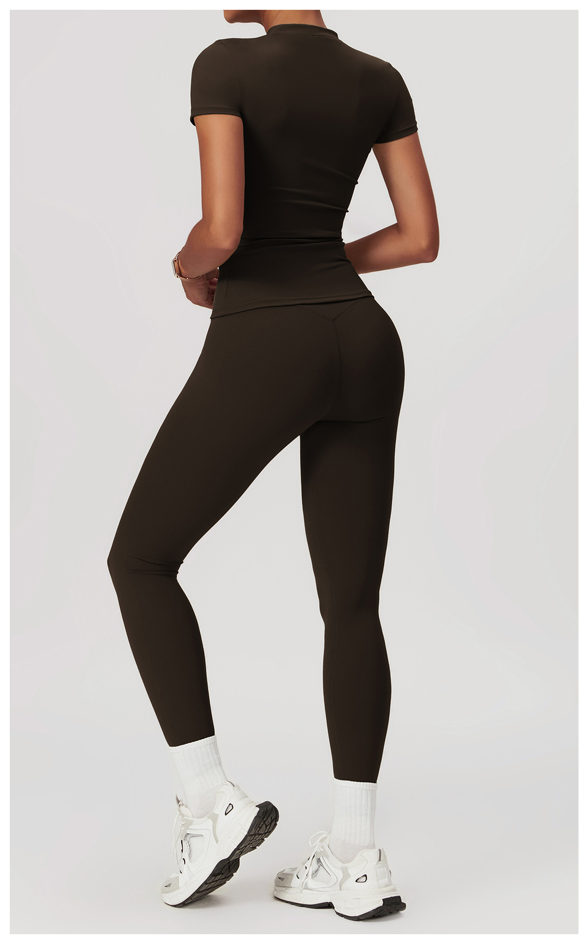 Ombreezy Quick-Dry Yoga Short-Sleeve Top