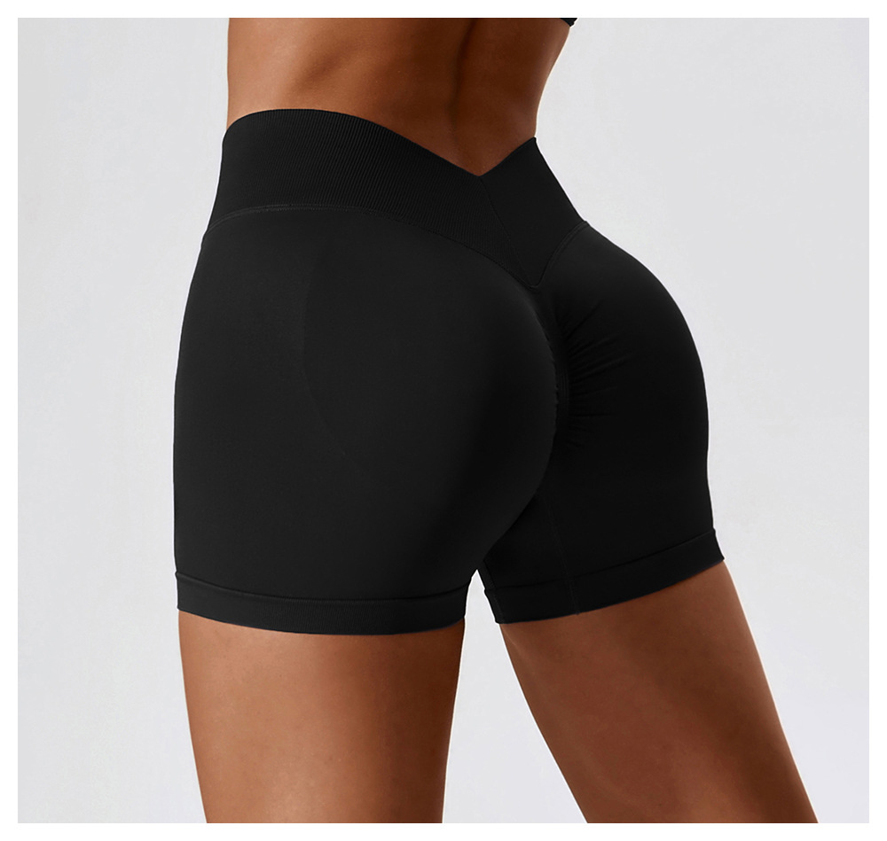 Ombreezy Seamless High-Waisted Yoga Shorts