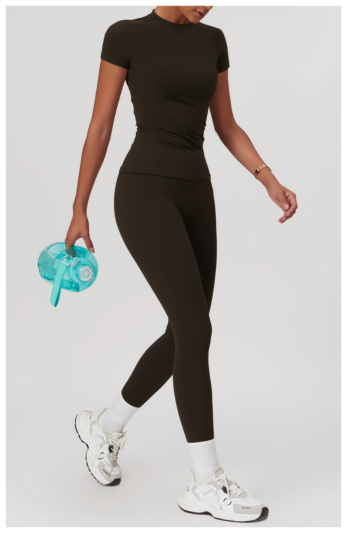 Ombreezy Quick-Dry Yoga Short-Sleeve Top