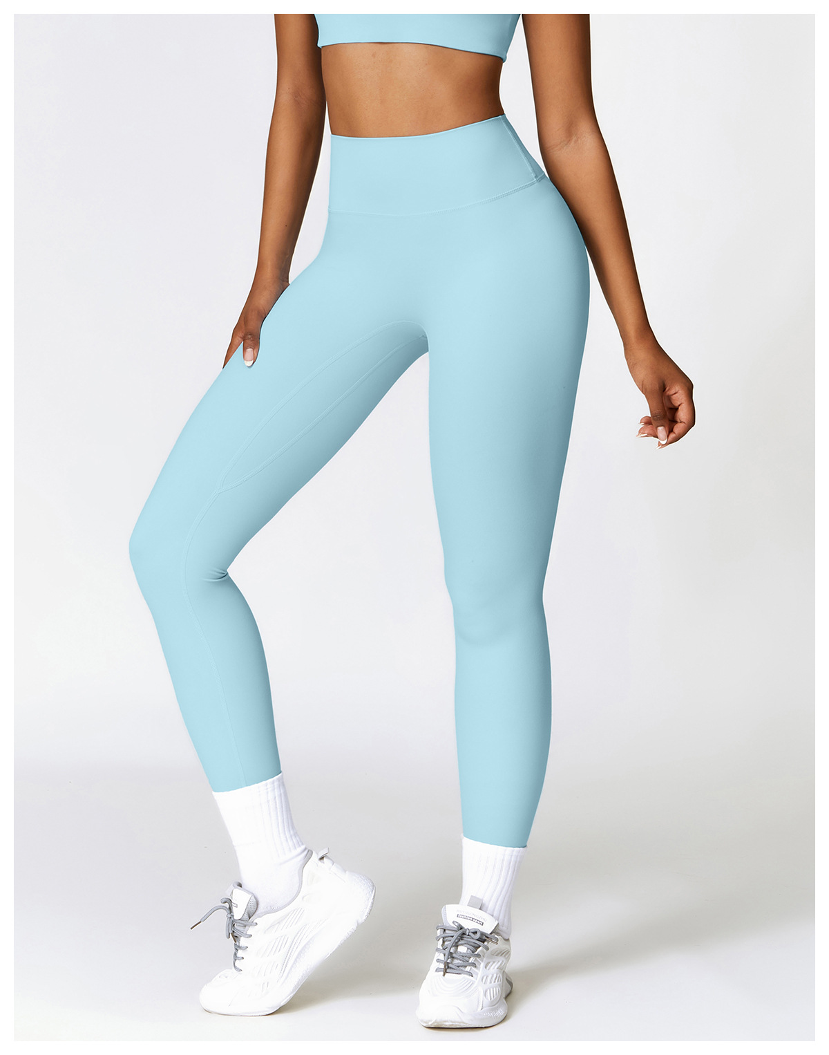 Ombreezy Tummy-Control Brushed Quick-Dry Yoga Leggings