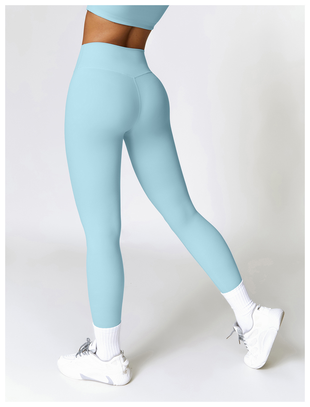 Ombreezy Tummy-Control Brushed Quick-Dry Yoga Leggings