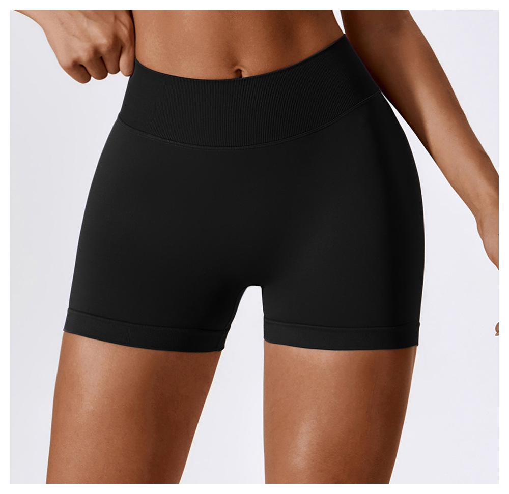 Ombreezy Seamless High-Waisted Yoga Shorts