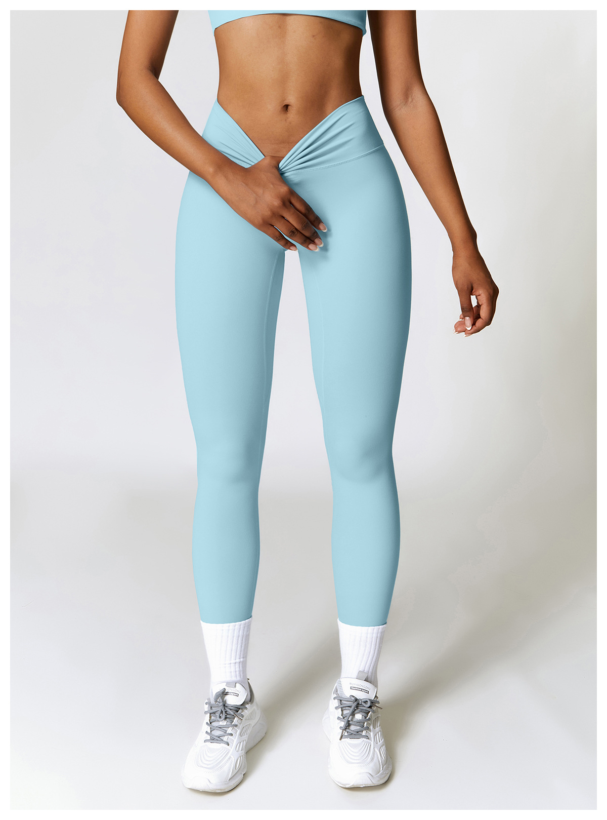 Ombreezy Tummy-Control Brushed Quick-Dry Yoga Leggings