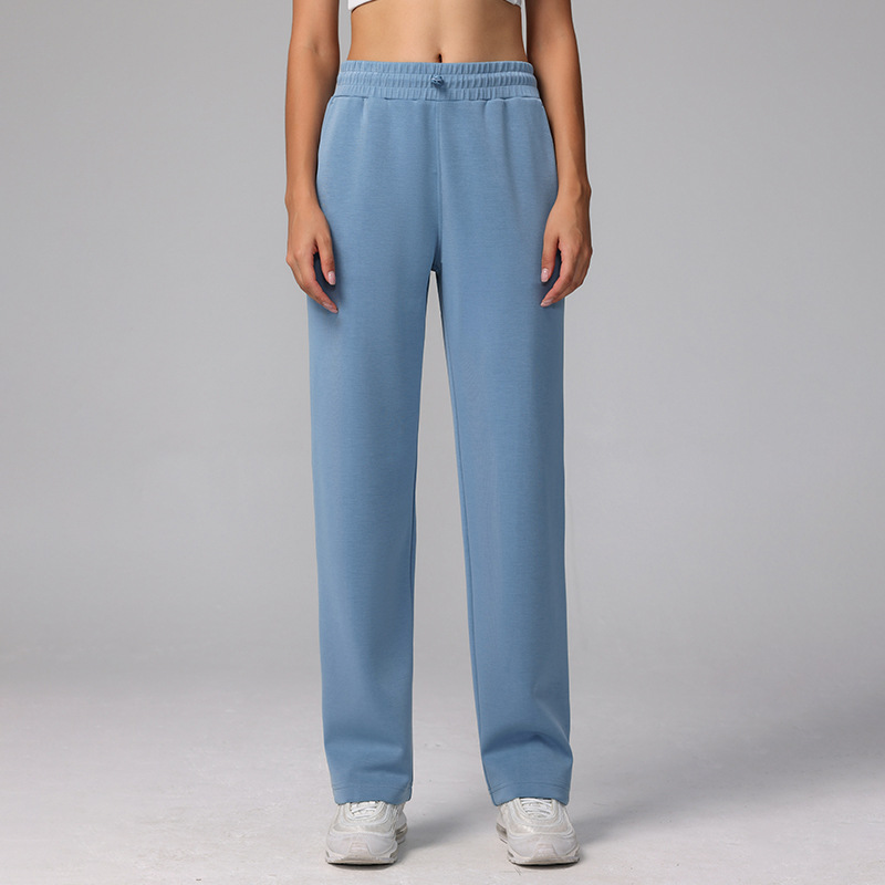 Ombreezy Relaxed Fit Wide-Leg Yoga Trousers