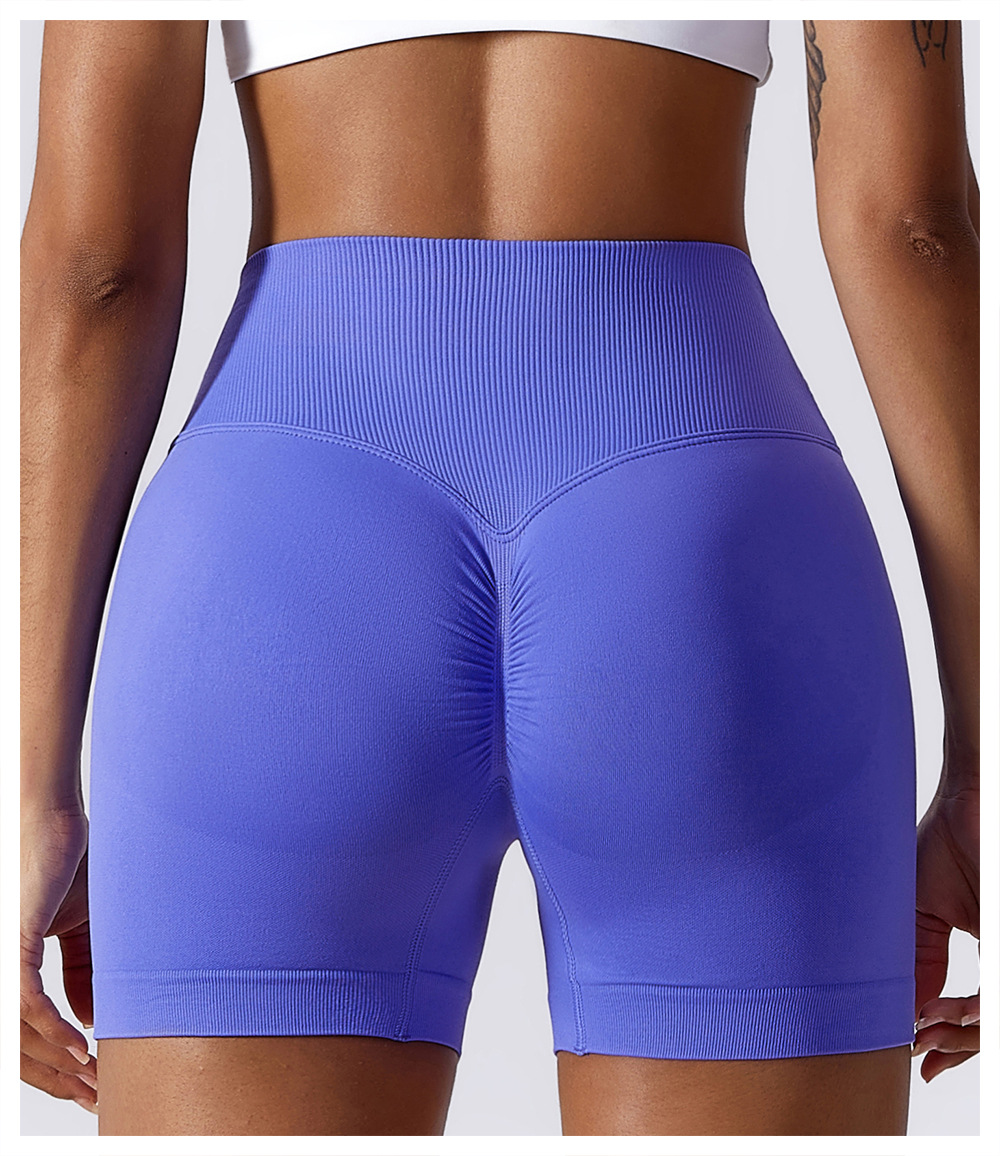 Ombreezy Booty-Lifting High-Waisted Yoga Shorts