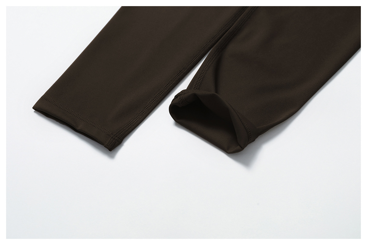 Ombreezy Brushed High-Waisted Tummy-Control Yoga Shorts