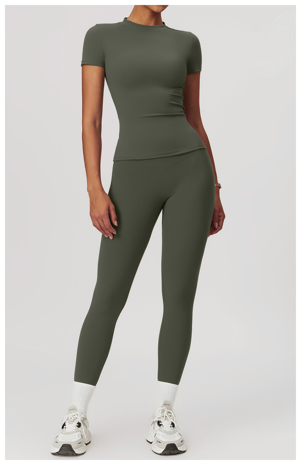 Ombreezy Quick-Dry Yoga Short-Sleeve Top