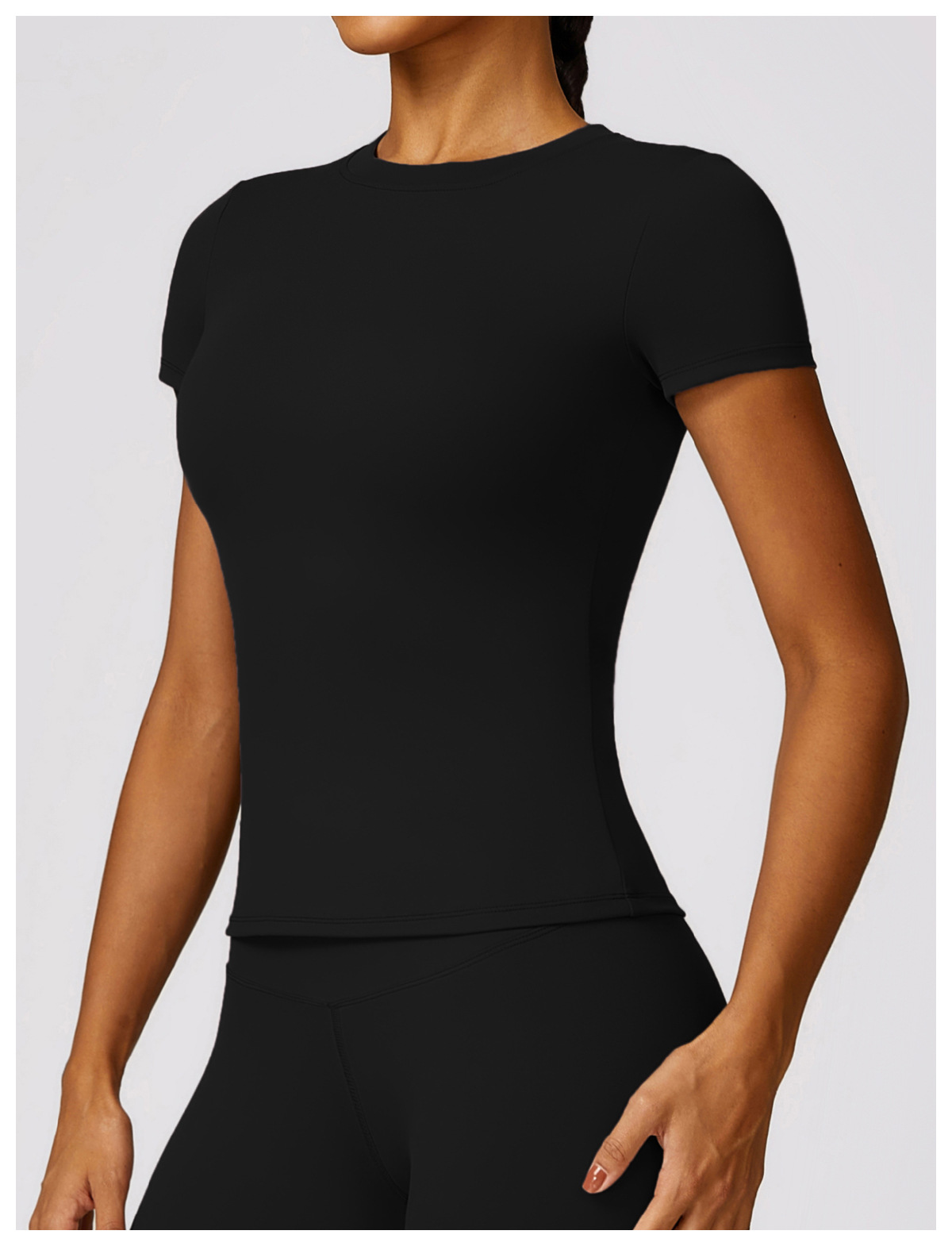 Ombreezy Quick-Dry Yoga Short-Sleeve Top