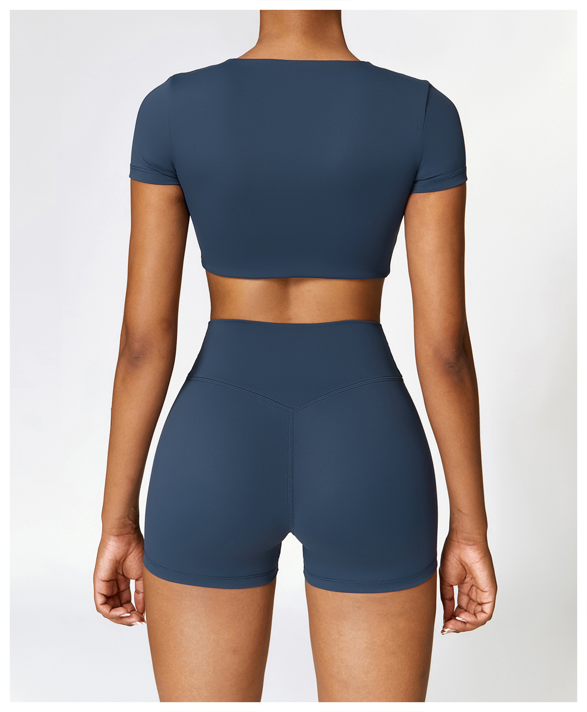 Brushed High-Waisted Yoga Shorts – Sculpting & Ultra-Soft