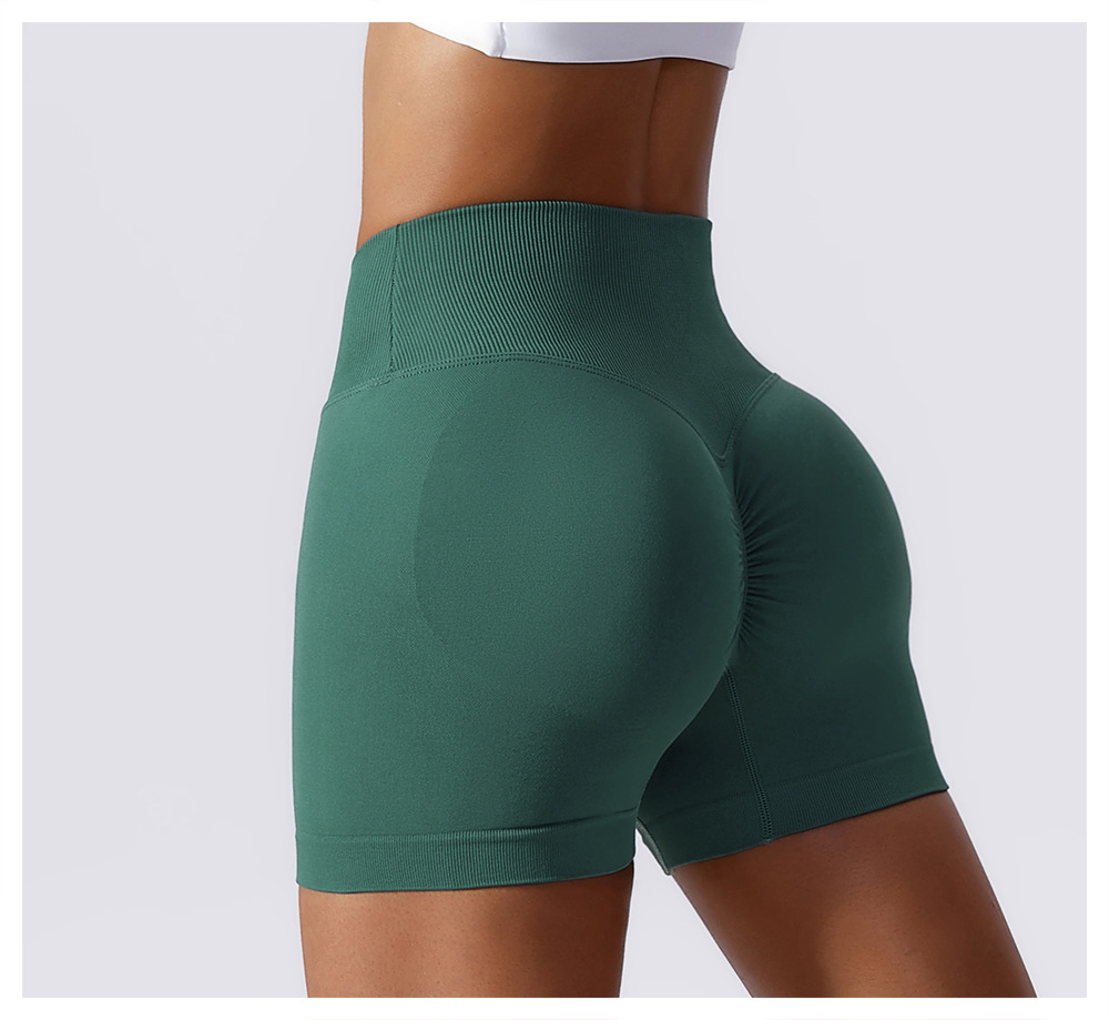 Ombreezy Booty-Lifting High-Waisted Yoga Shorts