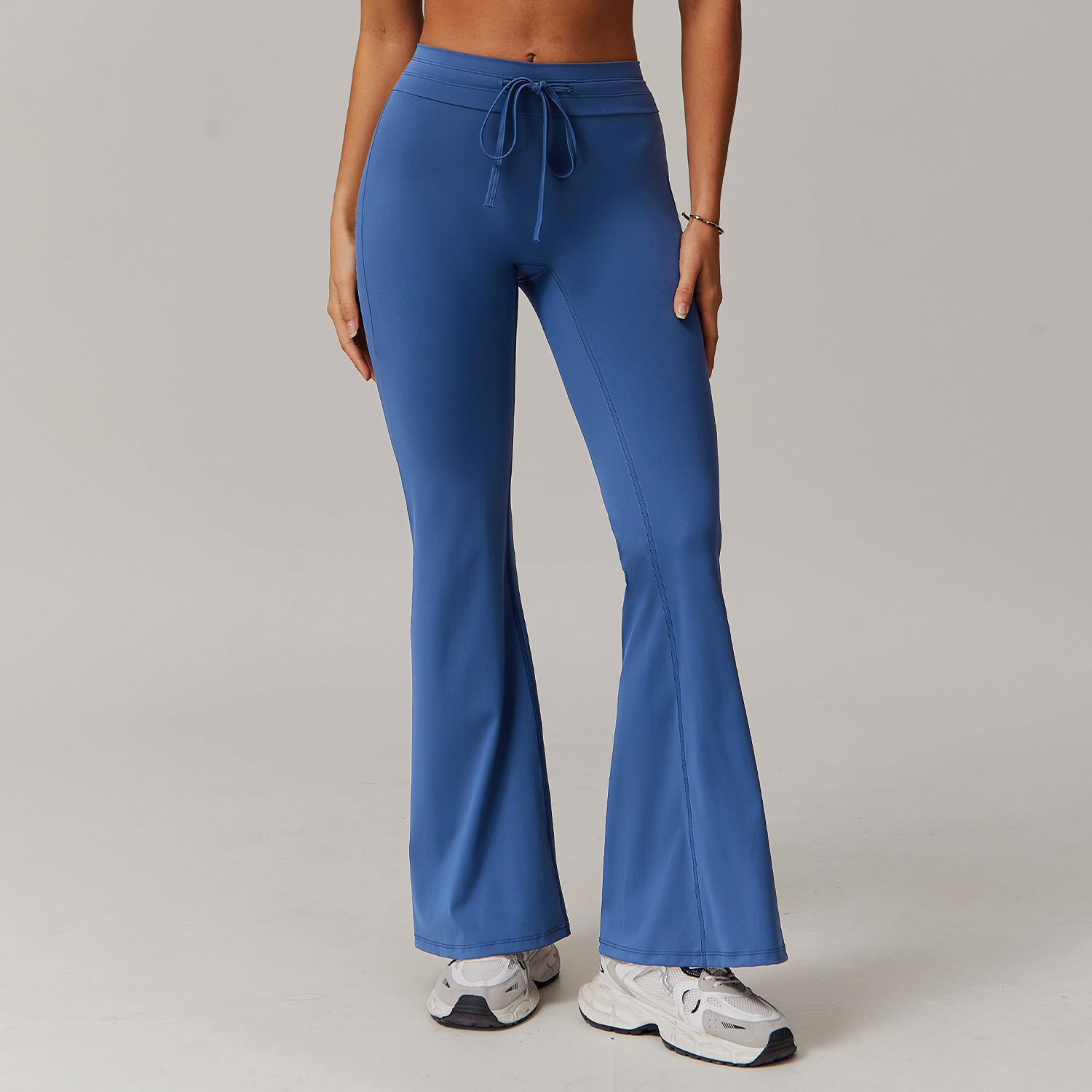 Ombreezy High-Waist Flared Yoga Trousers with Sculpting Fit"