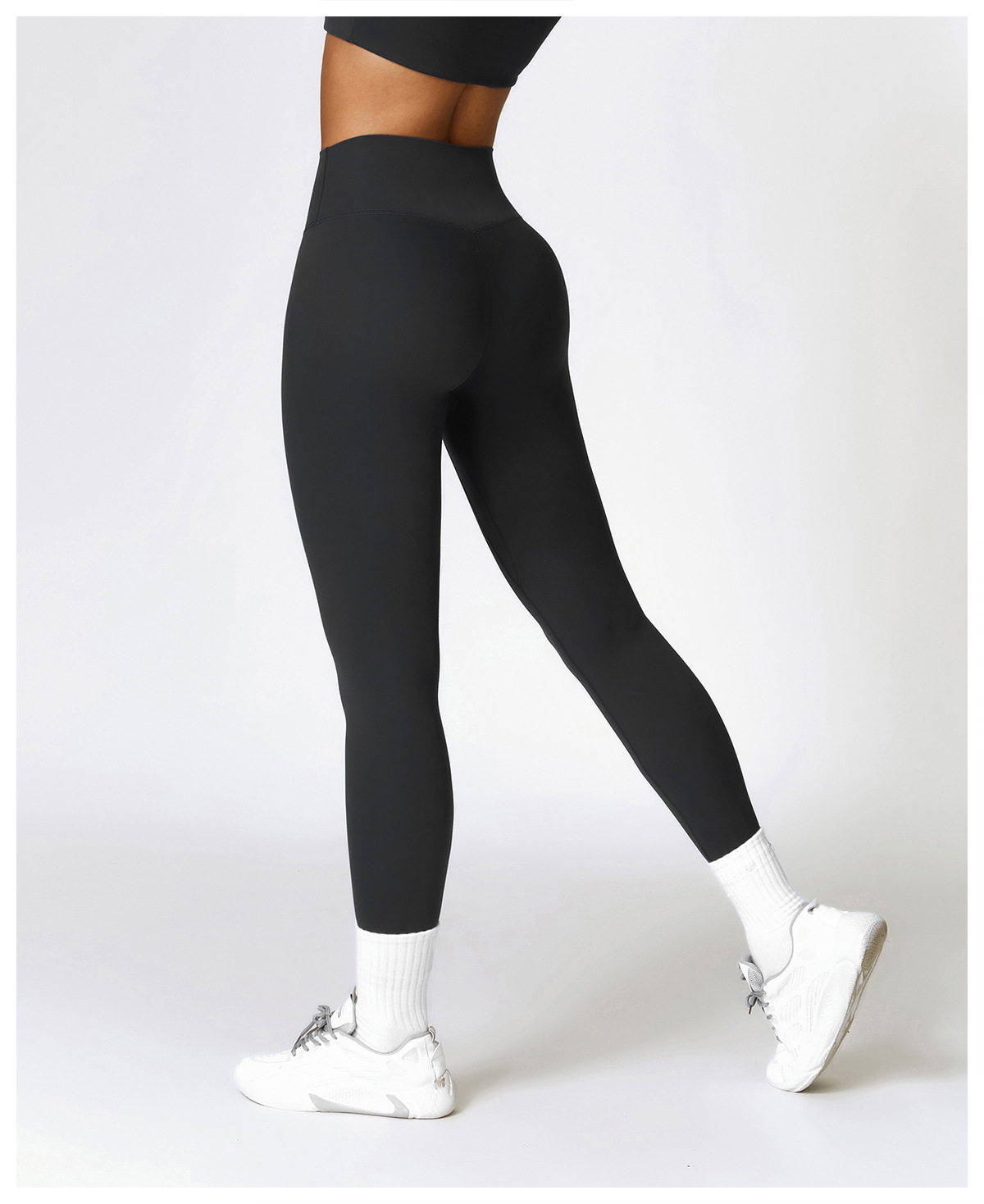 Ombreezy Tummy-Control Brushed Quick-Dry Yoga Leggings