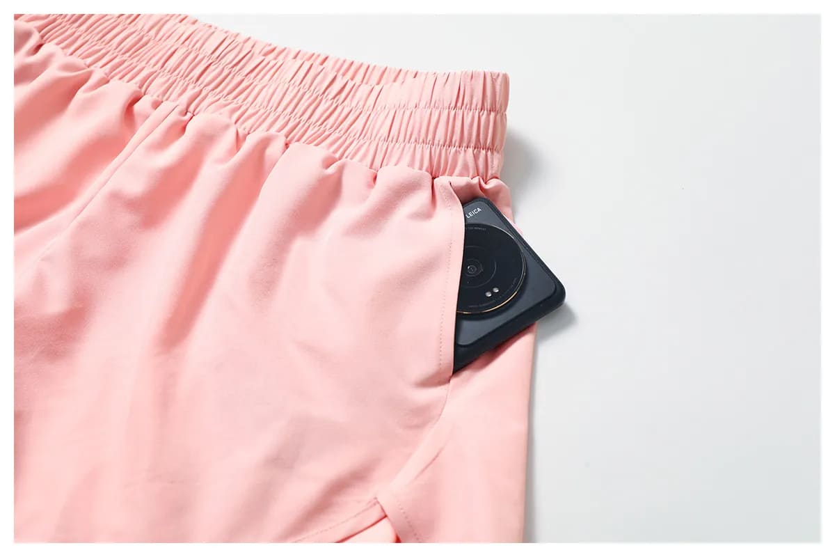 Omnbreezy Pocketed Quick-Dry Yoga Shorts 