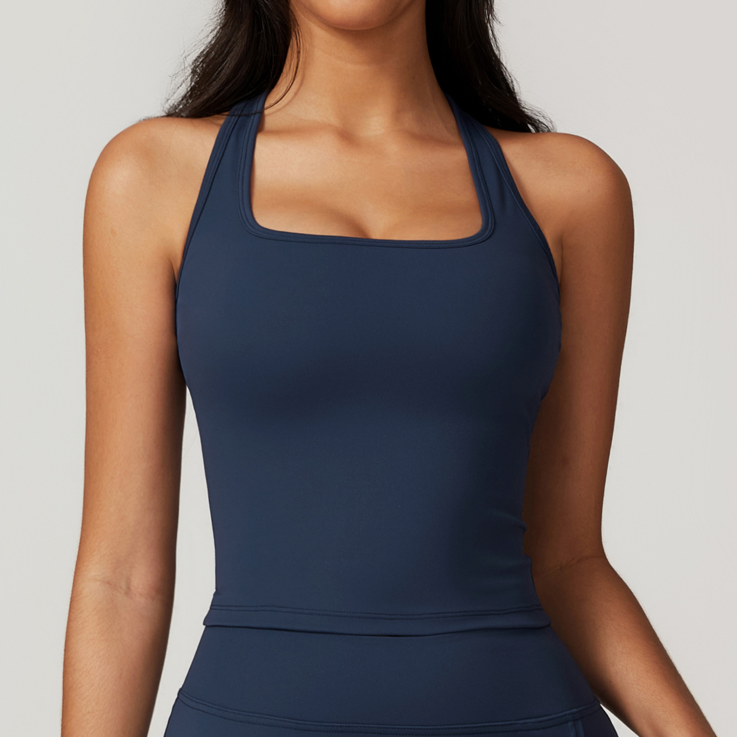Ombreezy Brushed T-Back Sports Tank