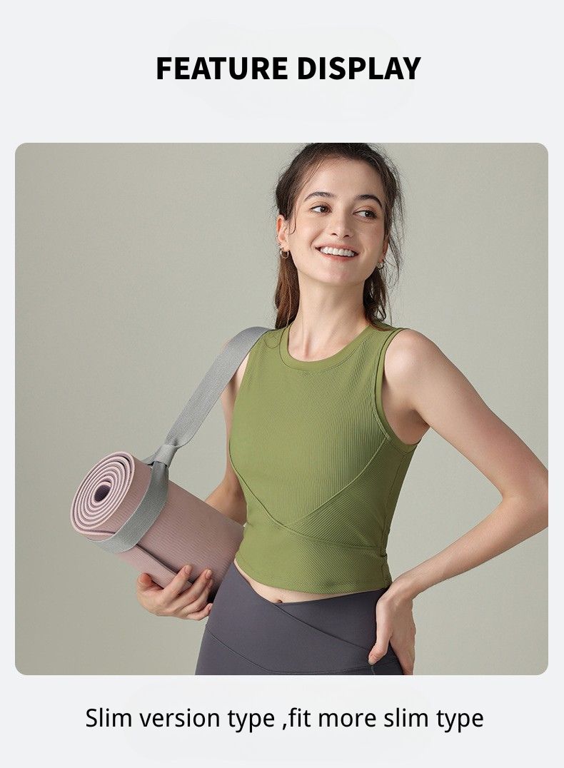High-Stretch Soft Yoga Tank