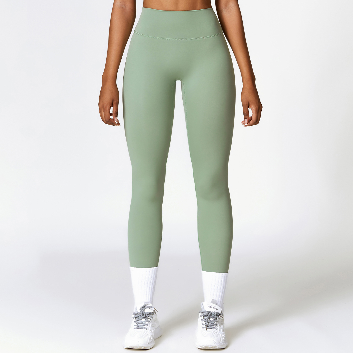 Ombreezy Tummy-Control Brushed Quick-Dry Yoga Leggings