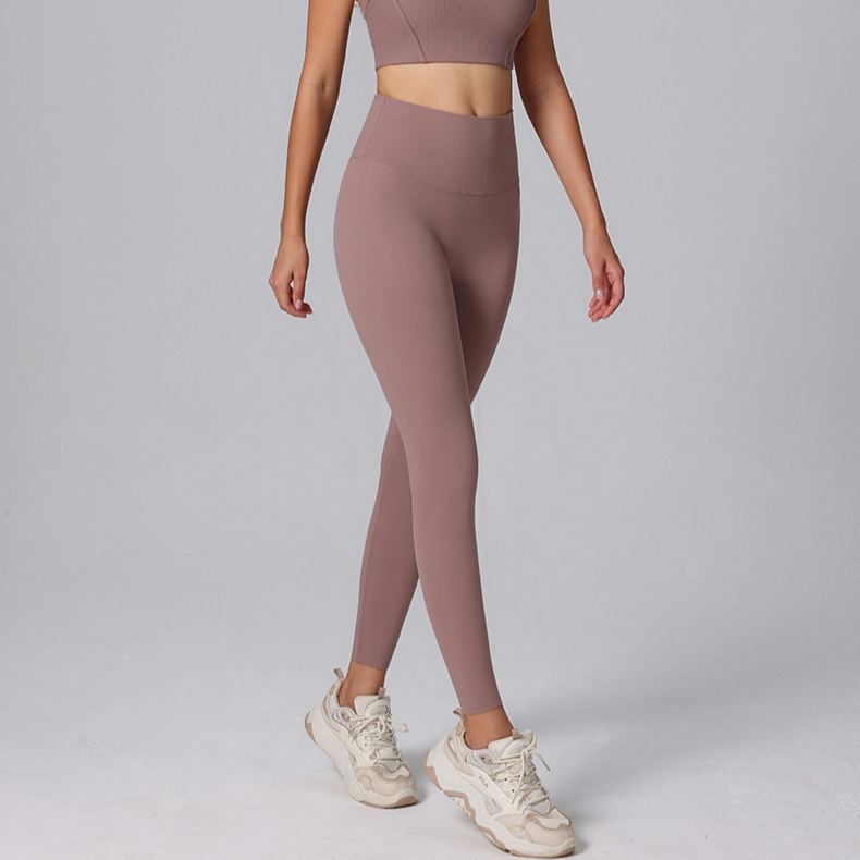 Ombreezy Lycra™ High-Waisted Seamless Yoga Leggings