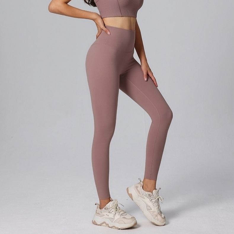 Ombreezy Lycra™ High-Waisted Seamless Yoga Leggings