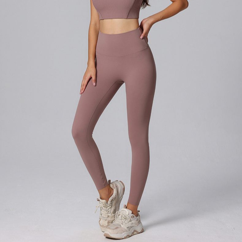 Ombreezy Lycra™ High-Waisted Seamless Yoga Leggings
