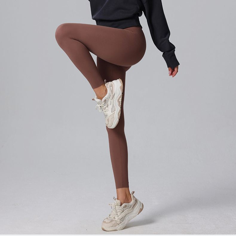 Ombreezy Lycra™ High-Waisted Seamless Yoga Leggings