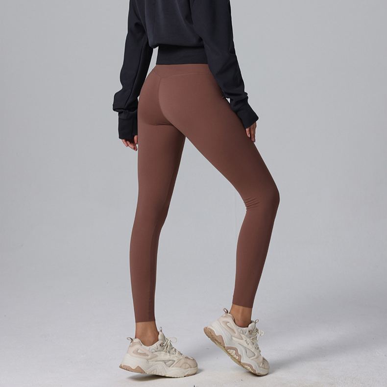 Ombreezy Lycra™ High-Waisted Seamless Yoga Leggings