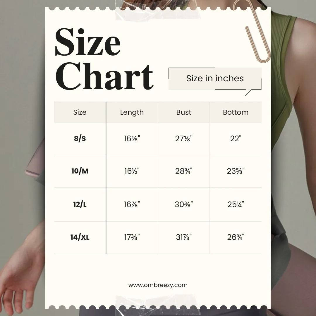 Ombreezy Contrast Binding & Cut-Out Details Sports Tank