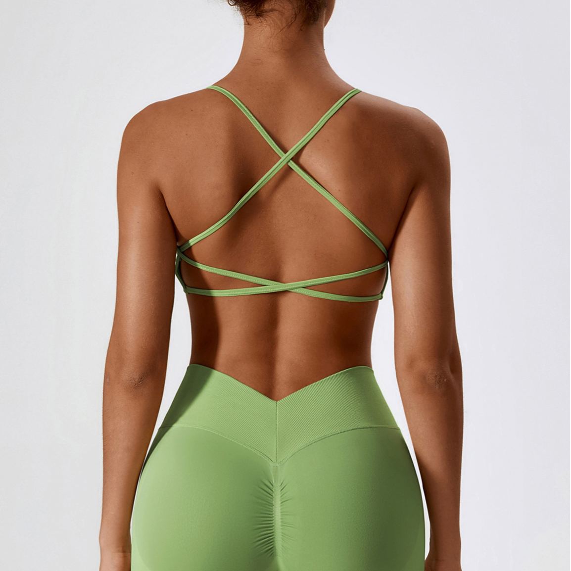Ombreezy Seamless Quick-Dry Yoga Bra