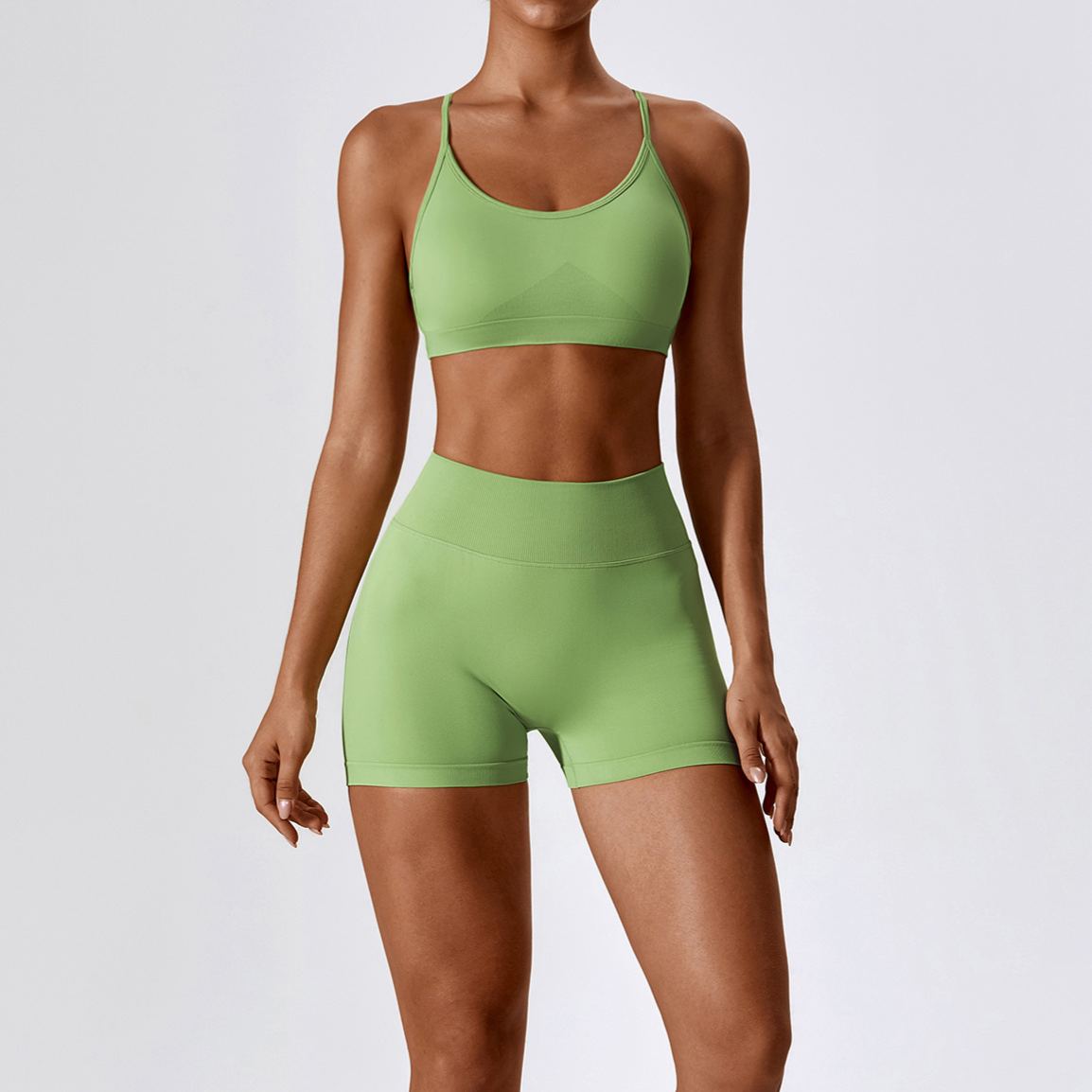 Ombreezy Seamless Quick-Dry Yoga Bra