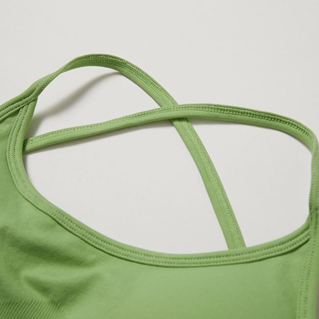 Ombreezy Seamless Quick-Dry Yoga Bra