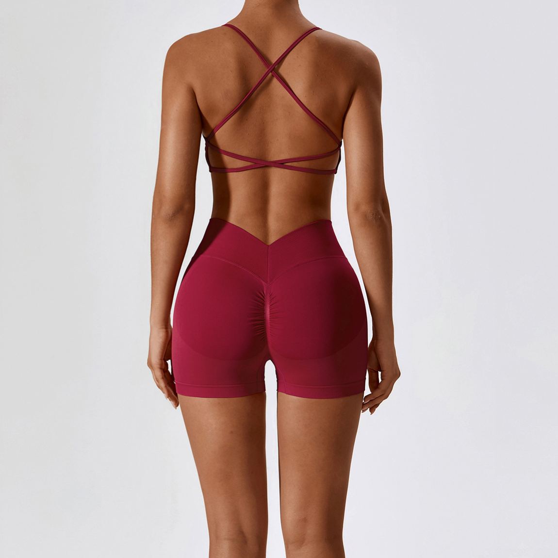 Ombreezy Seamless Quick-Dry Yoga Bra