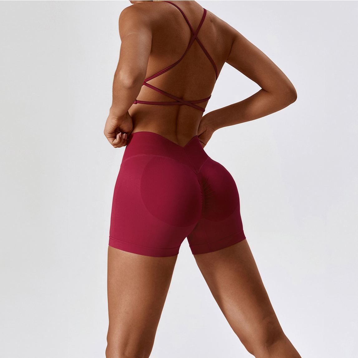 Ombreezy Seamless Quick-Dry Yoga Bra