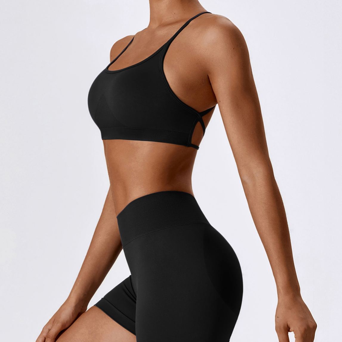 Ombreezy Seamless Quick-Dry Yoga Bra